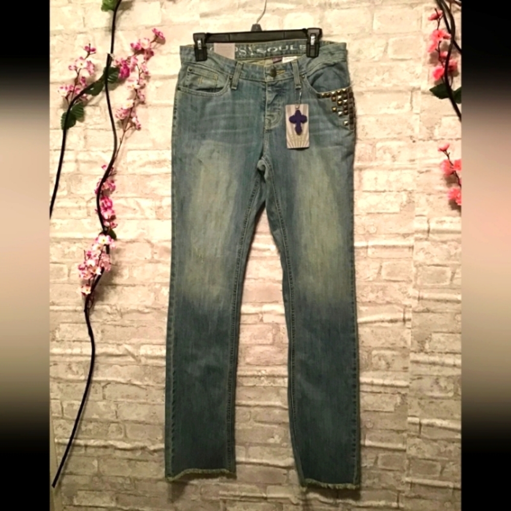 Gypse Soule Button Fly Jeans The Studd *NEW*